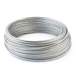 4mm Galvanised Steel Wire Rope Cable Rigging Zinc Price Per Meter
