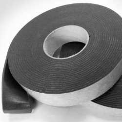 5mm Thick x 75mm Width x 20m Long Acoustic Soundproofing Resilient Tape - Joist / Stud work Isolation