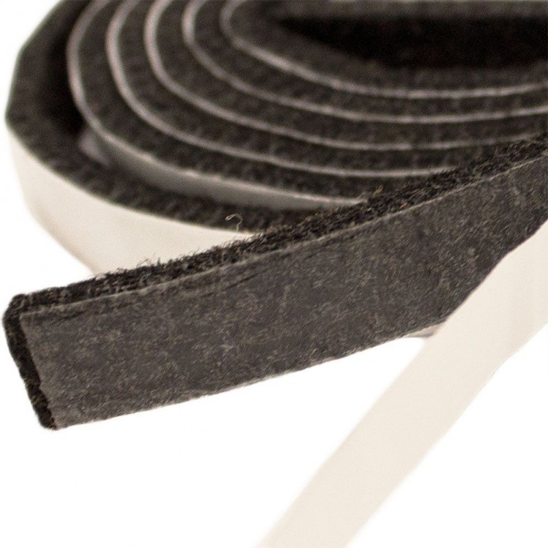 show original title Details about   Felt Strip 40mm Wide 3mm Thick Felt Band Black AB 1m-Strong Self Adhesive 