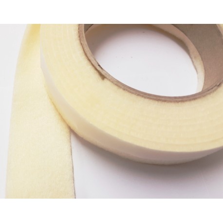 40mm Width x 5m Length Self-Adhesive Felt Furniture Pad Roll Felt Strip Cream 2.5 mm T
