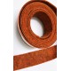 10mm Width x 5m Length Self-Adhesive Felt Furniture Pad Roll Felt Strip Dark Amber 2.5 mm T
