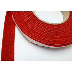 40mm Width x 5m Length Self-Adhesive Felt Furniture Pad Roll Felt Strip Dark Red 2.5 mm T
