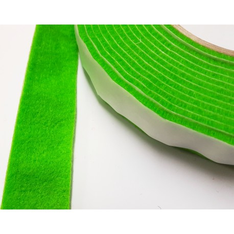 100mm Width x 5m Length Self-Adhesive Felt Furniture Pad Roll Felt Strip Green 2.5 mm T