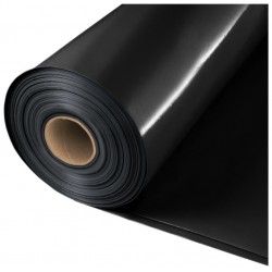 Damp Proof Membrane Black Polythene Sheeting Roll DPM Wide 300MU BRICK 4m