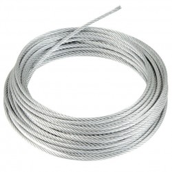 1mm x 50m Galvanised Steel Wire Rope