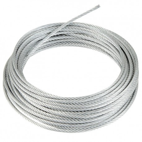 2mm x 5m Galvanised Steel Wire Rope